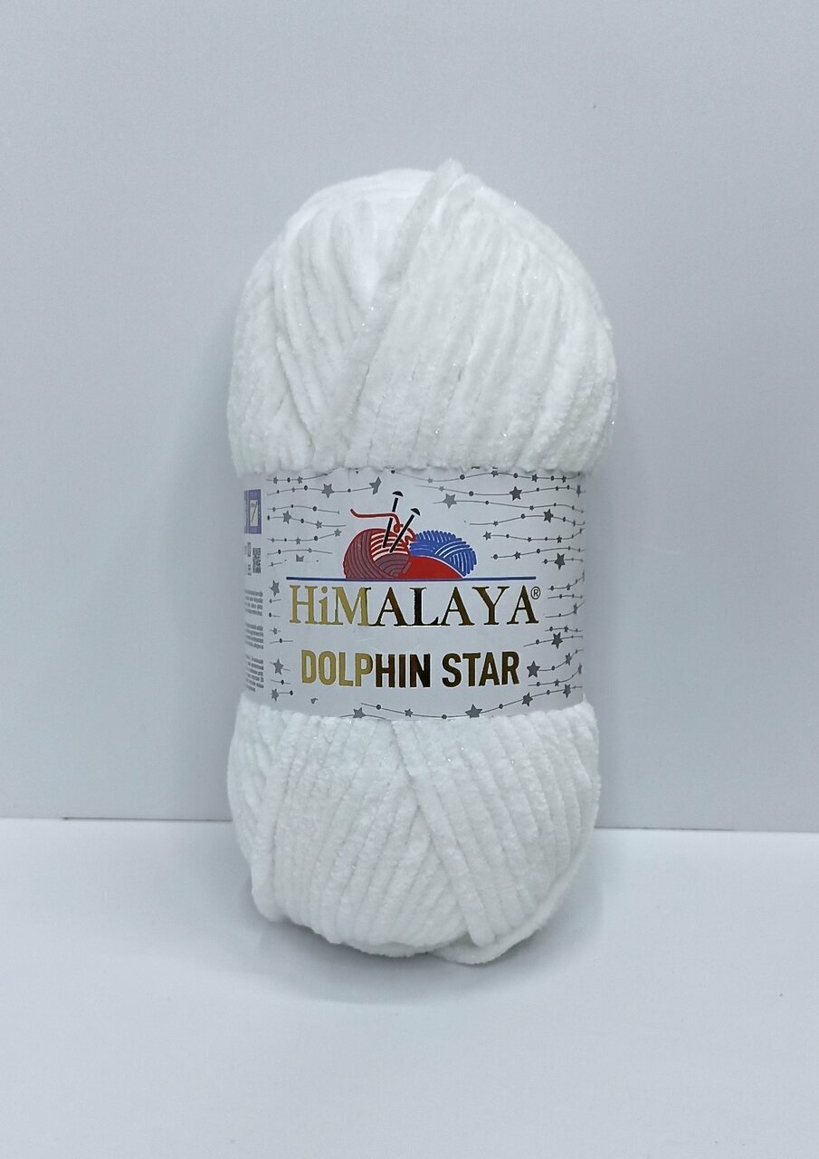 HiMALAYA Dolphin star 94% микро полиэстер 6% глиттер. 100гр 120м Цвет: 92101